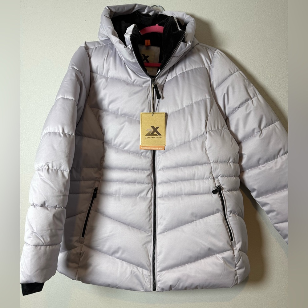 ZeroXposur Light Purple Quilted Insulated Jacket